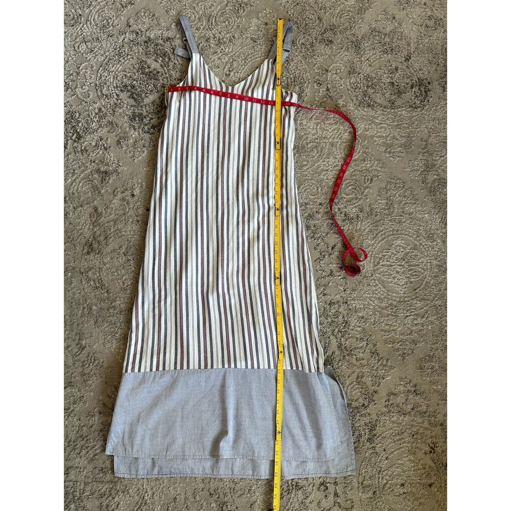 Doe & Rae Beachy Stripe Sleeveless Maxi Dress Sz. Small - Picture 3 of 9